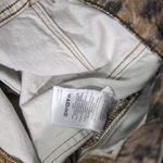 Free People x We The Free Good Luck Printed Mid Rise Barrel Jeans Pants Brown 28 Photo 2