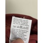 Madewell Paperbag Tapered Pants Size 2 XS Burnished Mahogany Red Cotton Casual Photo 2