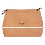Alaia 9.25” x 6.5” Wallet Clutch Mini Bag Accessory Sunglasses Dustbag Brown Photo 3