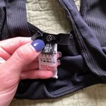 Missguided black scoop neck bikini top Photo 1