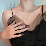 18K Gold Plated Cute Teddy Bear Pendant Necklace for Women Photo 3