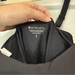 Athleta  Black Ruching Sliming One Piece Swimsuit Size Small Photo 5