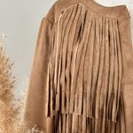 a.n.a . A NEW APPROACH FAUX SUEDE WESTERN JACKET WITH FRINGE SIZE XL FESTIVAL Photo 1