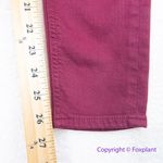 New! Jen 7, 7 for all mankind dark burgundy skinny legging ankle jeans, size 0 Red Photo 4