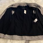 Banana Republic  Black and White Trench Coat size M brand new length 30” bust 36” Photo 10