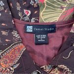 Casual Studios Patchwork Funky Boho Jacket Size Small Black Photo 2