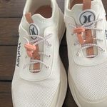 Hurley Women's Sneakers in White and Peach Photo 6