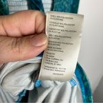 Free People  Bali tightrope romper blue green velvet long‎ sleeve women’s size XS Photo 9