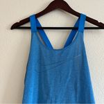 Nike Women's Size Medium Blue / Aqua  Dri Fit Lazer Cut Tank Photo 2