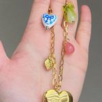 Handmade vintage cottage retro boho fairy coquette style quality material mix gold tone stainless steel necklace🩷 Photo 6