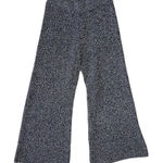 ZARA Marled Knit Wool Blend Cropped Wide Leg Pants Photo 0