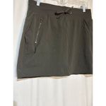 Athleta Khaki Green Skort Size 8 With Drawstring Waist Pickle Ball Photo 1