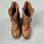 Not Rated  Women's Ankle Boots Brown Pull On Buckle Size 9 Photo 8