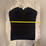 August Silk  Black V-Neck Sweater Photo 4