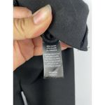 Betabrand Black Ponte Knit Elastic Waist Pull On Classic Cropped Dress Pants M Photo 4