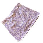 Topshop  | Floral Purple/Off-White Wrap Skirt sz 14 Photo 0