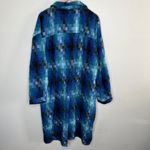Dressed In Lala Cosmos Blue Plaid Grunge Goddess Oversized Wool Blend Shacket Size undefined Photo 7