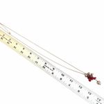 Baked Beads Red Glass & Silver Photo 6