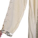 Topshop Kate Moss for  'Folk' Smocked Dress Size 8 Viscose Cotton Bohi Sequins‎ Photo 5