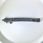 Stunning Clear Crystals Tennis Bracelet Silver Photo 3
