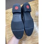 FitFlop Signey Mixte Ankle Boots Women's 9 Black Leather Round Toe Bootie S42 Photo 8