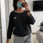 PINK - Victoria's Secret PINK dark grey pullover Photo 0