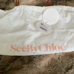 See By Chloe NWT Joan Small Leather & Suede Shoulder Bag Tan Leather Purse Photo 10