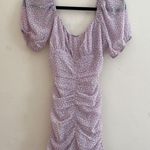 Red Dress Boutique  | Purple Floral Lace Up Dress Photo 2