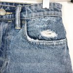 All Saints Kim Raw Hem Distressed Denim Jean Mini Skirt Photo 5