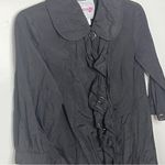 Kensie Girl Black Ruffle Long Sleeve Dress Photo 3