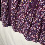 simply styled Long Sleeve Floral V-Neck Crochet Lace Peasant Blouse Medium Top Photo 6