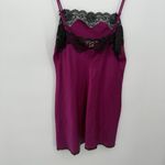 Victoria's Secret  2008 Purple Lace Mini Slip Dress Nightgown Y2k Size Large Photo 7