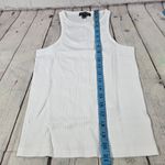 J.Crew  New favorite tank‎ top in vintage rib White S NWT Photo 7