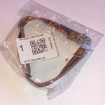 Be Fearless Brown Leather Silver Tone Boho Bracelet She's Brave Brand Photo 2