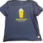 Life is Good  sleep small pumpkin spice latte short sleeve blue Photo 0