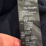 The Kooples  Navy Blue Crewneck Wool Cashmere Sweater Silvertone Studs Size M Photo 4