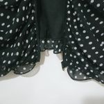 Adiva XL Black White Dot Fitted Frill Top Plus Size 16 Photo 3