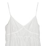 NEW La Ligne Beatrix White Cotton Silk Blend Tiered Midi Dress Womens XL NWT Photo 3