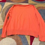 Ralph Lauren Polo  Orange V Neck Sweater Preppy Cotton Cashmere Men’s Size XL Photo 3