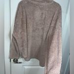 Olive & Oak Mauve Dusty Rose Pink Furry Winter Sherpa Zip Up Pullover Size 3XL Photo 1