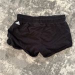 Adidas Black Women's Shorts with White Stripes Medium Photo 3