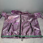 Victoria’s Secret PINK Metallic Anorak Windbreaker Jacket XS/S Photo 8