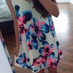 Princess Polly Blue and pink white floral cross back shift dress Photo 2