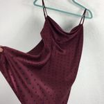 House Of Harlow 1960 x REVOLVE Ira Burgundy Polka Dot Satin Slip Dress Medium Pink Photo 11