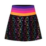 NWT Crowned Athletics Geodesic Icon Night Athletic Skort Medium Black Photo 5