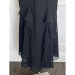 La Maison Talulah Black Ethereal Lily Midi Dress Swiss Dot Photo 4