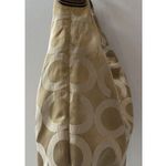 Coach Signature Gold Leather Shoulder Bag READ Photo 3