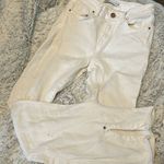 ZARA  White Denim Flare Jeans Size 2 Photo 0