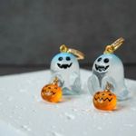 Boutique Ghost and Pumpkin Halloween Earrings Photo 13