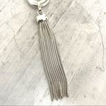 Charter Club  silver tone tassel chain necklace Photo 3